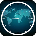 Horloge mondiale - Fuseaux horaires du monde icône