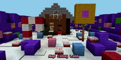 Map Candy Land For MCPE capture d'écran 1