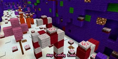 Map Candy Land For MCPE capture d'écran 2