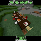 Mod Placeable Food for MCPE أيقونة