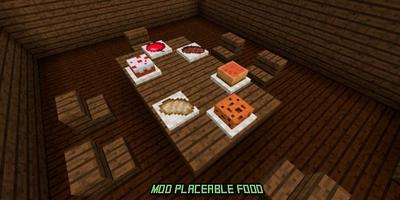 پوستر Mod Placeable Food for MCPE