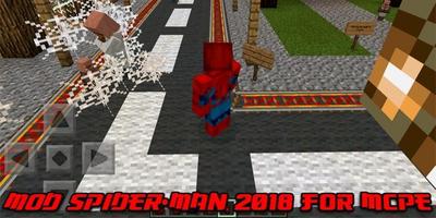 Mod Spider-Man 2018 for MCPE Affiche
