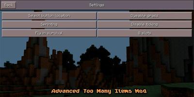 Advanced Too Many Items Mod MCPE Screenshot 2