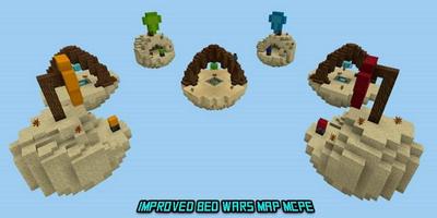 Improved Bed Wars Map MCPE poster
