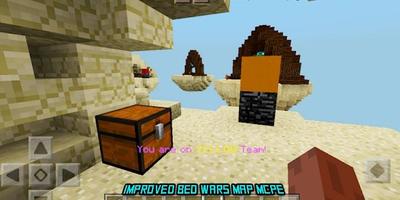 Improved Bed Wars Map MCPE تصوير الشاشة 1