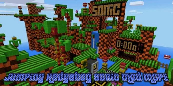 Jumping Hedgehog Sonic Mod Mcpe For Android Apk Download