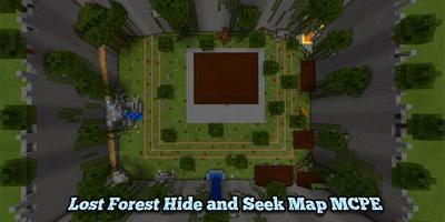 Lost Forest Hide and Seek Map MCPE capture d'écran 1