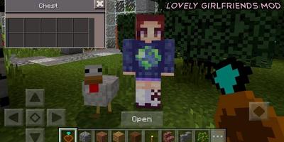 Lovely Girlfriends Mod MCPE 포스터