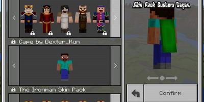 Skin Pack Custom Capes MCPE capture d'écran 1