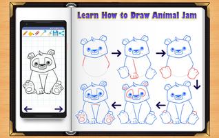 Learn How to Draw Animal Jam poster