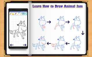 Learn How to Draw Animal Jam ảnh chụp màn hình 3