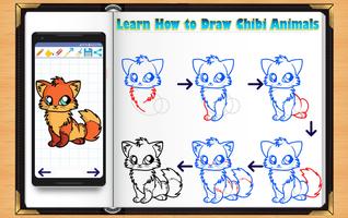 Learn How to Draw Chibi Animals capture d'écran 2