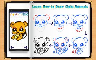 Learn How to Draw Chibi Animals capture d'écran 3
