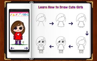 Learn How to Draw Chibi Cute Girls اسکرین شاٹ 2
