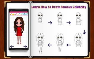 Learn How to Draw Chibi Famous Celebrities-poster