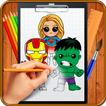 Learn How to Draw Chibi Super Heroes