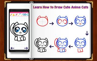 Learn How to Draw Chibi Anime Cats ポスター