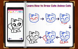 Learn How to Draw Chibi Anime Cats скриншот 1