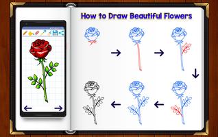 Learn How to Draw Flowers ảnh chụp màn hình 2