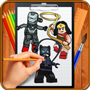 Learn How to Draw Lego Comic Super Heroes APK