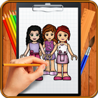 Learn How to Draw Lego Friends icône