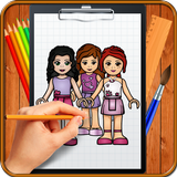 Learn How to Draw Lego Friends biểu tượng