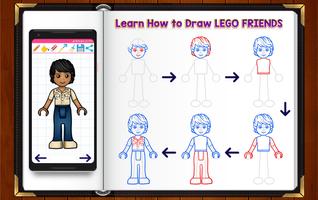 Learn How to Draw Lego Friends capture d'écran 3