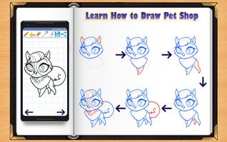 Learn How to Draw Little Pet Shop ảnh chụp màn hình 1