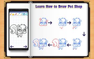 Learn How to Draw Little Pet Shop ảnh chụp màn hình 2
