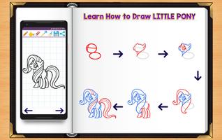 Learn How to Draw Little Pony পোস্টার