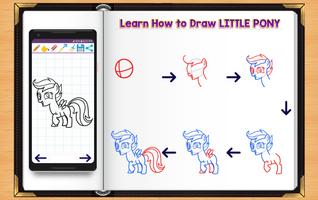 Learn How to Draw Little Pony captura de pantalla 2