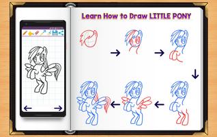 Learn How to Draw Little Pony تصوير الشاشة 3