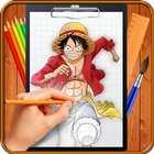 Learn How to Draw One Piece Manga ไอคอน