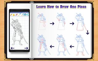 Learn How to Draw One Piece Manga capture d'écran 3