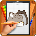 ikon Learn How to Draw Pusheen Cats
