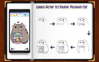 Learn How to Draw Pusheen Cats Affiche