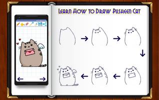 Learn How to Draw Pusheen Cats capture d'écran 1