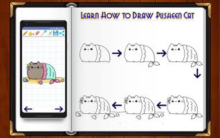 Learn How to Draw Pusheen Cats capture d'écran 3