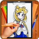 Learn How to Draw Sailor Moon APK