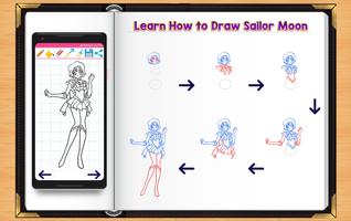 Learn How to Draw Sailor Moon পোস্টার