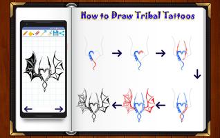 Learn How to Draw Tribal Tattoo Designs capture d'écran 2