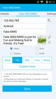 Fake SMS/MMS screenshot 1