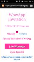 Invitation in Wowapp FREE screenshot 1