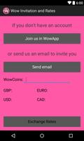 Poster Wowapp Invitation & Rates