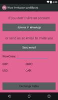 Wowapp Invitation & Rates captura de pantalla 2