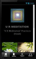 U R MEDITATION - HINDI poster