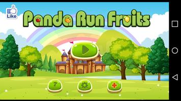 Panda Run Fruits poster