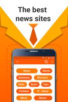 All news in one app, Newsstand Poster