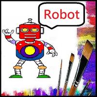painting robot Affiche