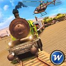 US Army Train Driving Offroad Transporter APK